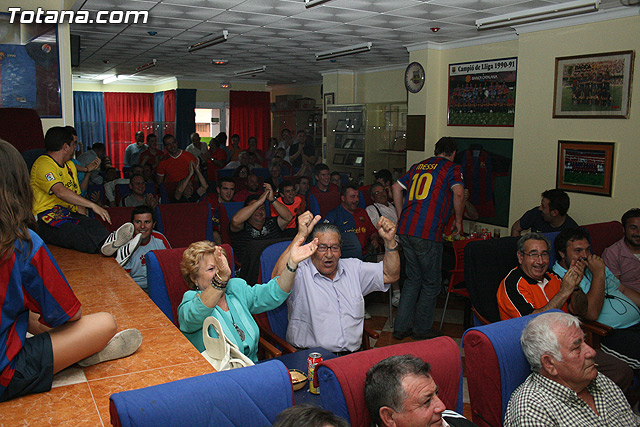 Celebracin del ttulo de Liga. FC Barcelona. Totana 2010 - 24