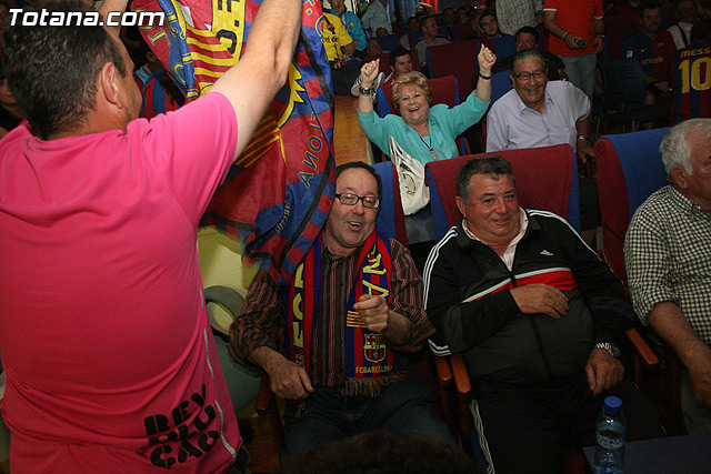 Celebracin del ttulo de Liga. FC Barcelona. Totana 2010 - 26