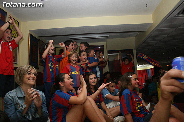 Celebracin del ttulo de Liga. FC Barcelona. Totana 2010 - 29