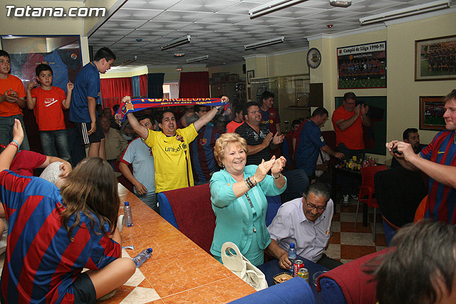 Celebracin del ttulo de Liga. FC Barcelona. Totana 2010 - 30