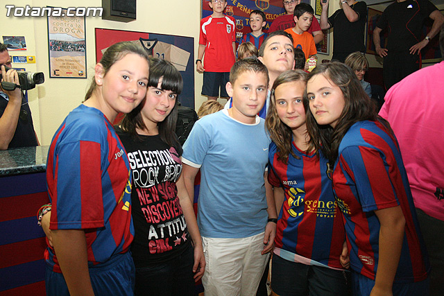 Celebracin del ttulo de Liga. FC Barcelona. Totana 2010 - 33