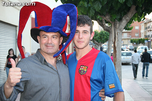 Celebracin del ttulo de Liga. FC Barcelona. Totana 2010 - 43