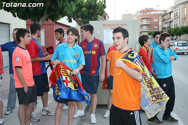 Celebracin del ttulo de Liga. FC Barcelona. Totana 2010 - 45