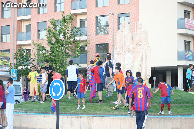 Celebracin del ttulo de Liga. FC Barcelona. Totana 2010 - 69