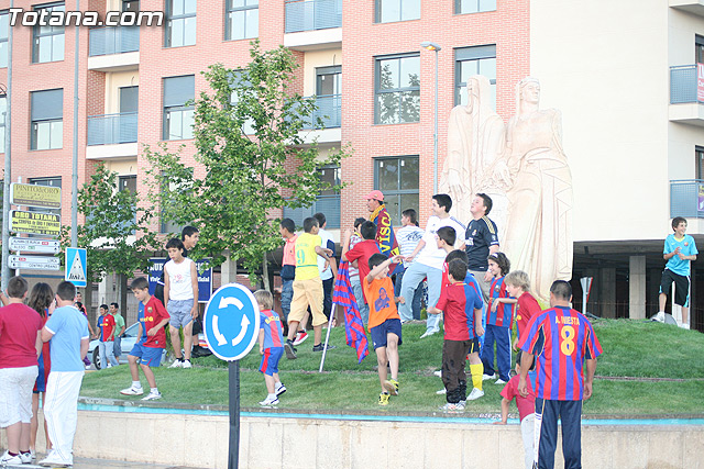 Celebracin del ttulo de Liga. FC Barcelona. Totana 2010 - 70