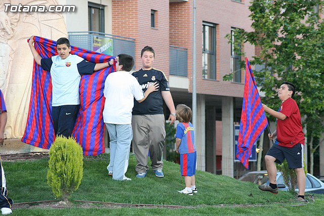 Celebracin del ttulo de Liga. FC Barcelona. Totana 2010 - 79