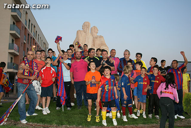 Celebracin del ttulo de Liga. FC Barcelona. Totana 2010 - 241