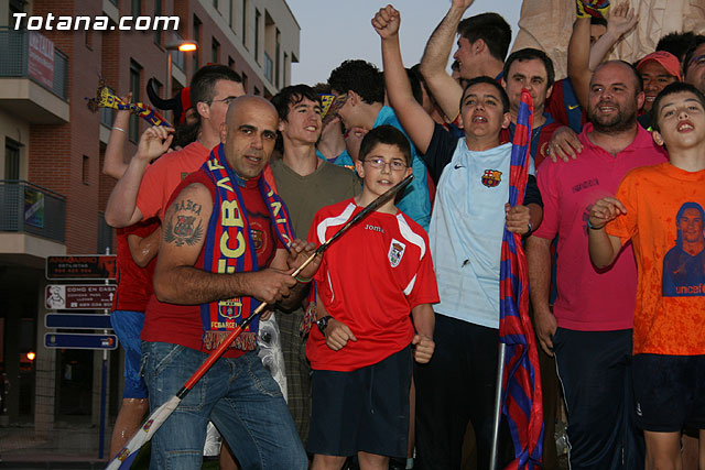 Celebracin del ttulo de Liga. FC Barcelona. Totana 2010 - 242