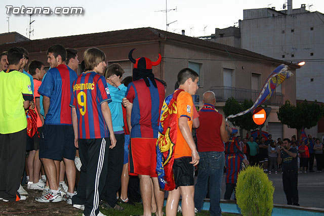 Celebracin del ttulo de Liga. FC Barcelona. Totana 2010 - 244