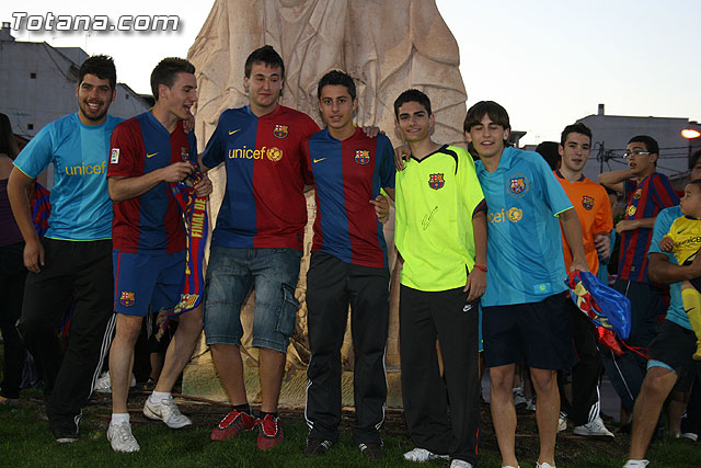 Celebracin del ttulo de Liga. FC Barcelona. Totana 2010 - 246