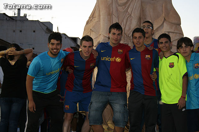 Celebracin del ttulo de Liga. FC Barcelona. Totana 2010 - 247