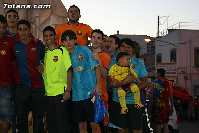 Celebracin del ttulo de Liga. FC Barcelona. Totana 2010 - 248