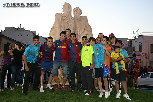 Celebracin del ttulo de Liga. FC Barcelona. Totana 2010 - 249