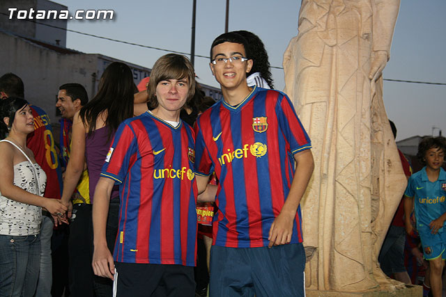 Celebracin del ttulo de Liga. FC Barcelona. Totana 2010 - 252