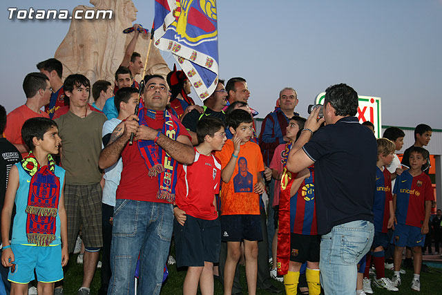 Celebracin del ttulo de Liga. FC Barcelona. Totana 2010 - 254