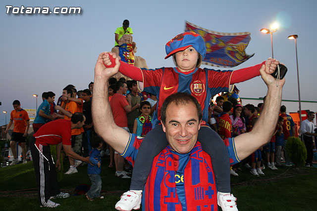 Celebracin del ttulo de Liga. FC Barcelona. Totana 2010 - 255