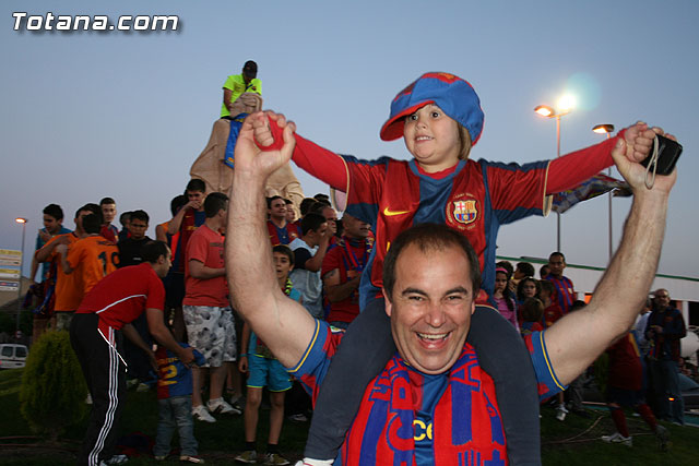 Celebracin del ttulo de Liga. FC Barcelona. Totana 2010 - 256