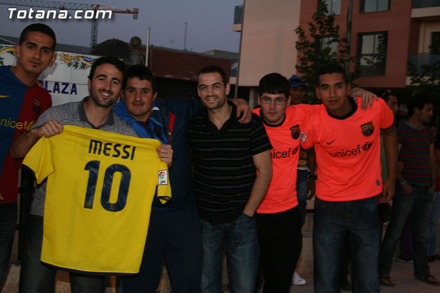 Celebracin del ttulo de Liga. FC Barcelona. Totana 2010 - 260