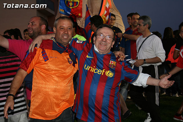 Celebracin del ttulo de Liga. FC Barcelona. Totana 2010 - 262
