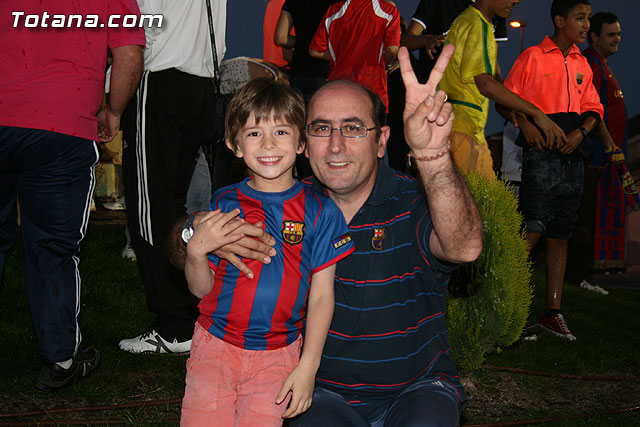 Celebracin del ttulo de Liga. FC Barcelona. Totana 2010 - 263