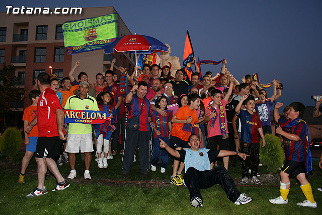Celebracin del ttulo de Liga. FC Barcelona. Totana 2010 - 266