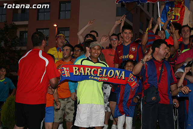 Celebracin del ttulo de Liga. FC Barcelona. Totana 2010 - 267