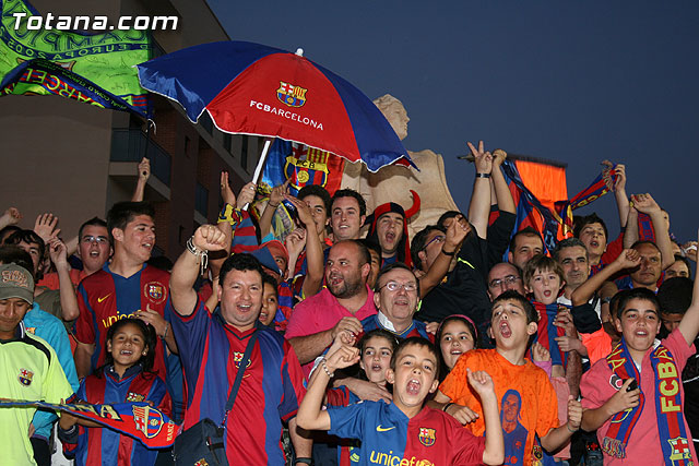 Celebracin del ttulo de Liga. FC Barcelona. Totana 2010 - 268