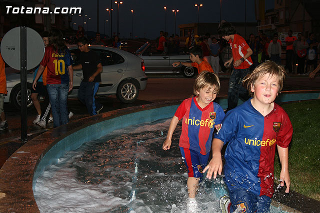 Celebracin del ttulo de Liga. FC Barcelona. Totana 2010 - 276