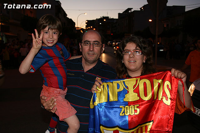 Celebracin del ttulo de Liga. FC Barcelona. Totana 2010 - 277