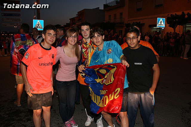 Celebracin del ttulo de Liga. FC Barcelona. Totana 2010 - 279