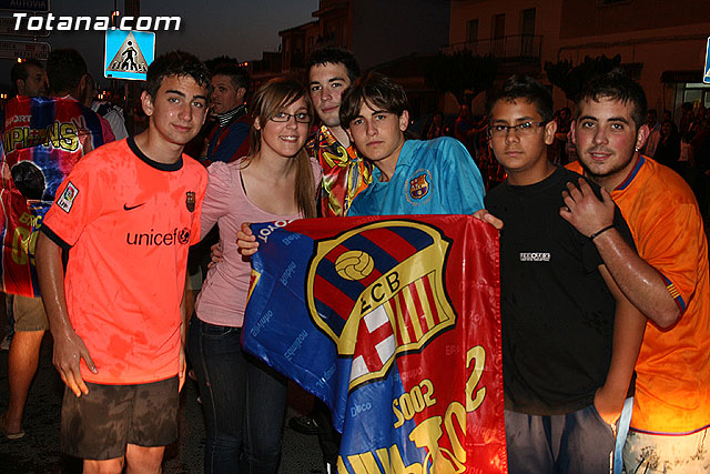 Celebracin del ttulo de Liga. FC Barcelona. Totana 2010 - 280