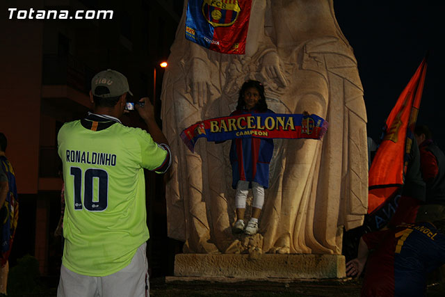 Celebracin del ttulo de Liga. FC Barcelona. Totana 2010 - 281