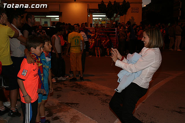 Celebracin del ttulo de Liga. FC Barcelona. Totana 2010 - 285