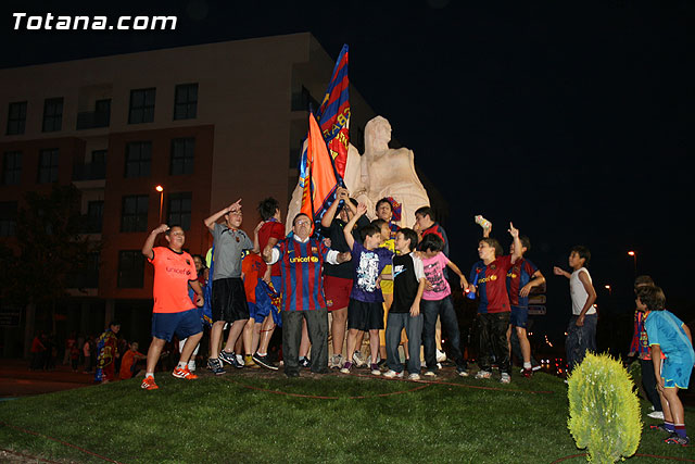 Celebracin del ttulo de Liga. FC Barcelona. Totana 2010 - 288