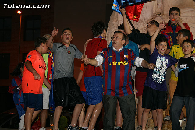 Celebracin del ttulo de Liga. FC Barcelona. Totana 2010 - 289