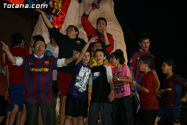 Celebracin del ttulo de Liga. FC Barcelona. Totana 2010 - 290