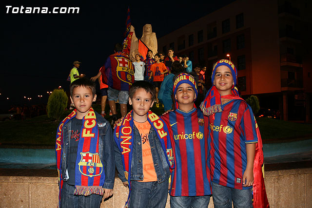 Celebracin del ttulo de Liga. FC Barcelona. Totana 2010 - 292