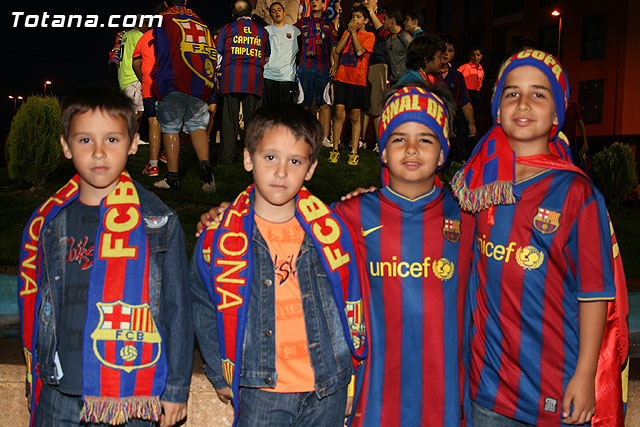 Celebracin del ttulo de Liga. FC Barcelona. Totana 2010 - 293