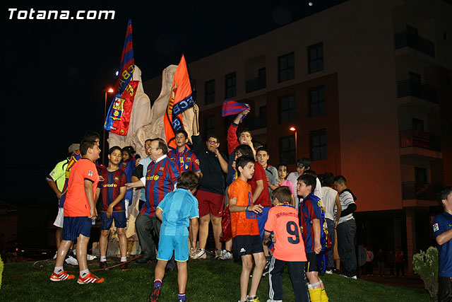 Celebracin del ttulo de Liga. FC Barcelona. Totana 2010 - 294