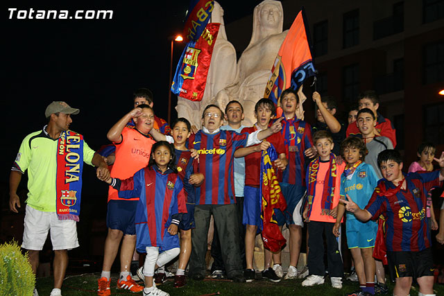 Celebracin del ttulo de Liga. FC Barcelona. Totana 2010 - 295