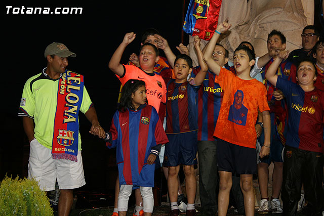 Celebracin del ttulo de Liga. FC Barcelona. Totana 2010 - 296