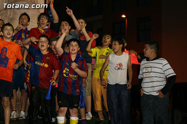 Celebracin del ttulo de Liga. FC Barcelona. Totana 2010 - 297