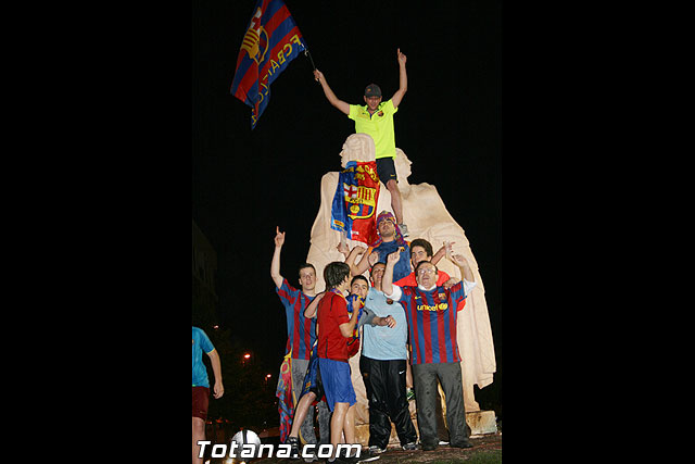 Celebracin del ttulo de Liga. FC Barcelona. Totana 2010 - 301
