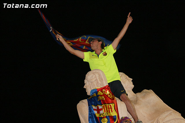 Celebracin del ttulo de Liga. FC Barcelona. Totana 2010 - 302