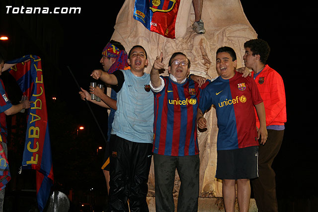 Celebracin del ttulo de Liga. FC Barcelona. Totana 2010 - 303