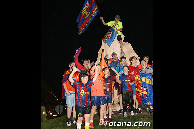 Celebracin del ttulo de Liga. FC Barcelona. Totana 2010 - 304