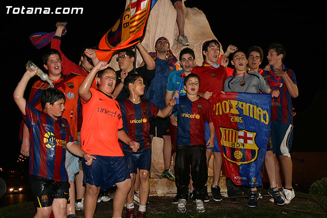 Celebracin del ttulo de Liga. FC Barcelona. Totana 2010 - 305