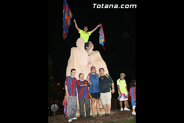 Celebracin del ttulo de Liga. FC Barcelona. Totana 2010 - 309