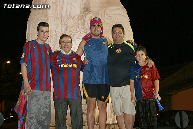 Celebracin del ttulo de Liga. FC Barcelona. Totana 2010 - 310