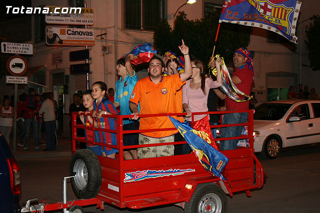 Celebracin del ttulo de Liga. FC Barcelona. Totana 2010 - 314
